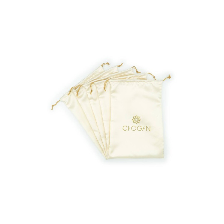 Lot de 5 sachets en tissu pour emballage cadeau SH14 par Chogan
