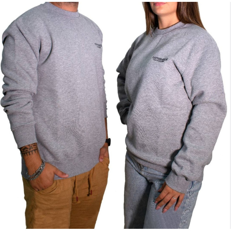 Sweat-shirt Cotton-Rich gris COT0002GRY