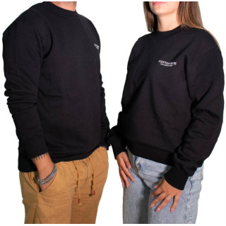 Sweat-shirt Cotton-Rich noir COT0002BLK