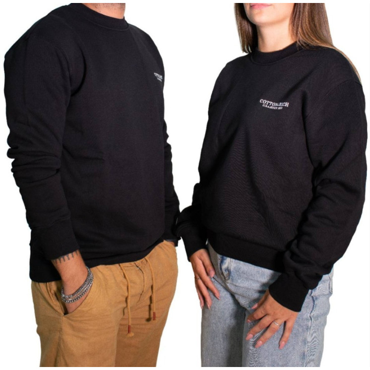 Sweat-shirt Cotton-Rich noir COT0002BLK