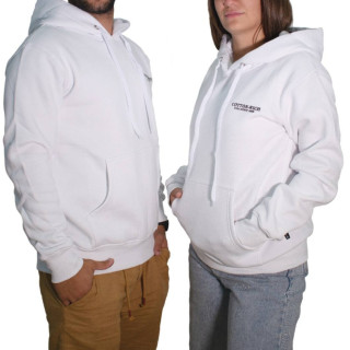 Sweat à capuche Cotton-Rich blanc COT0001WHT