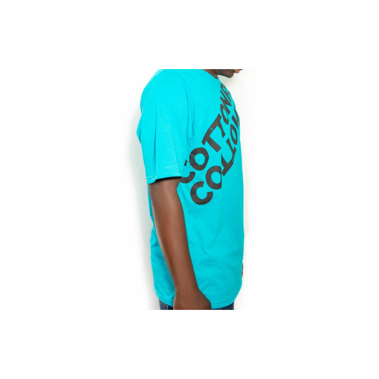 T-shirt Cotton-rich Oversize vert émeraude - Mirror COT0009-3