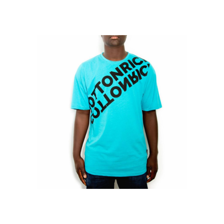 T-shirt Cotton-rich Oversize vert émeraude - Mirror COT0009-3