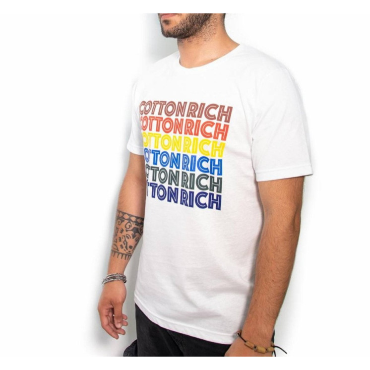 T-shirt Cotton-rich basic blanc - Unconventional COT0008-1