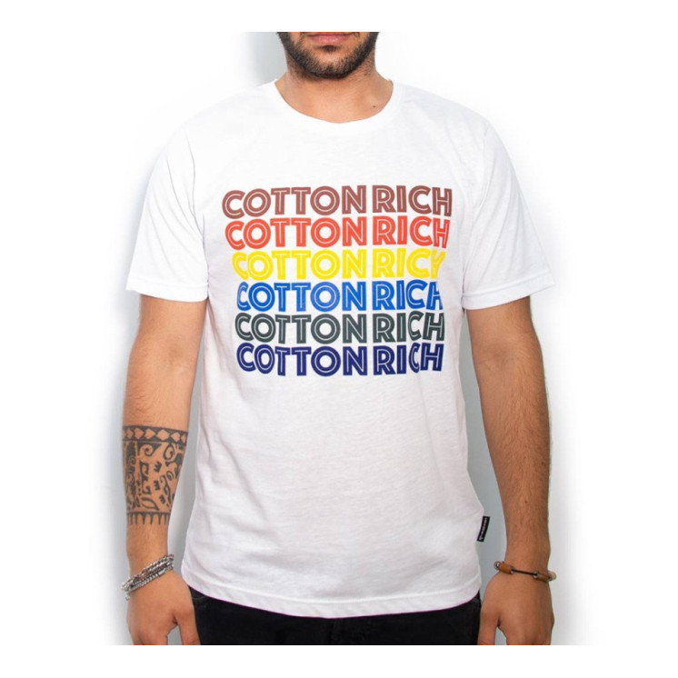 T-shirt Cotton-rich basic blanc - Unconventional COT0008-1