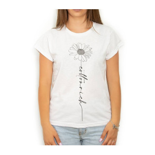 T-shirt Cotton-rich basic blanc - Daisy COT0006-1