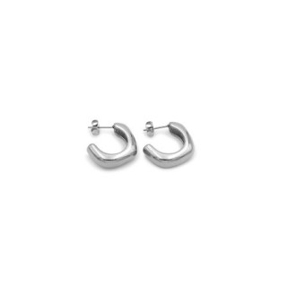 Boucles d'oreilles "Squared Hoop" BIGOM255 par Gioyes