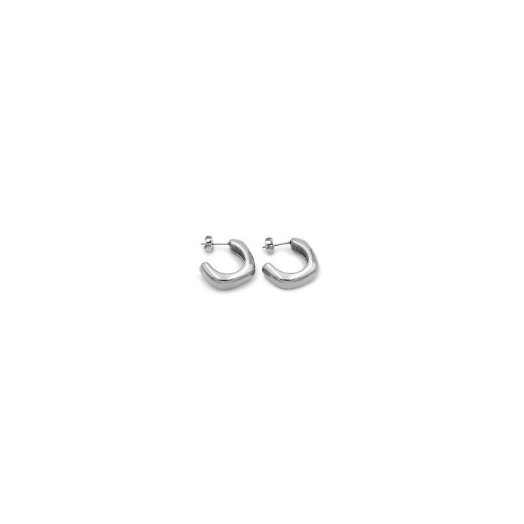 Boucles d'oreilles "Squared Hoop" BIGOM255 par Gioyes