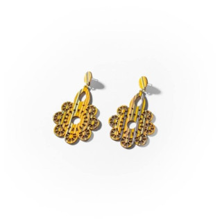 Boucles d'oreilles fleurs Créoles BIGOL007 par Gioyes