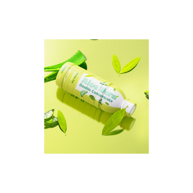 Aloe Vera jus et pulpe avec Thé Vert 675 ml - Supplefit