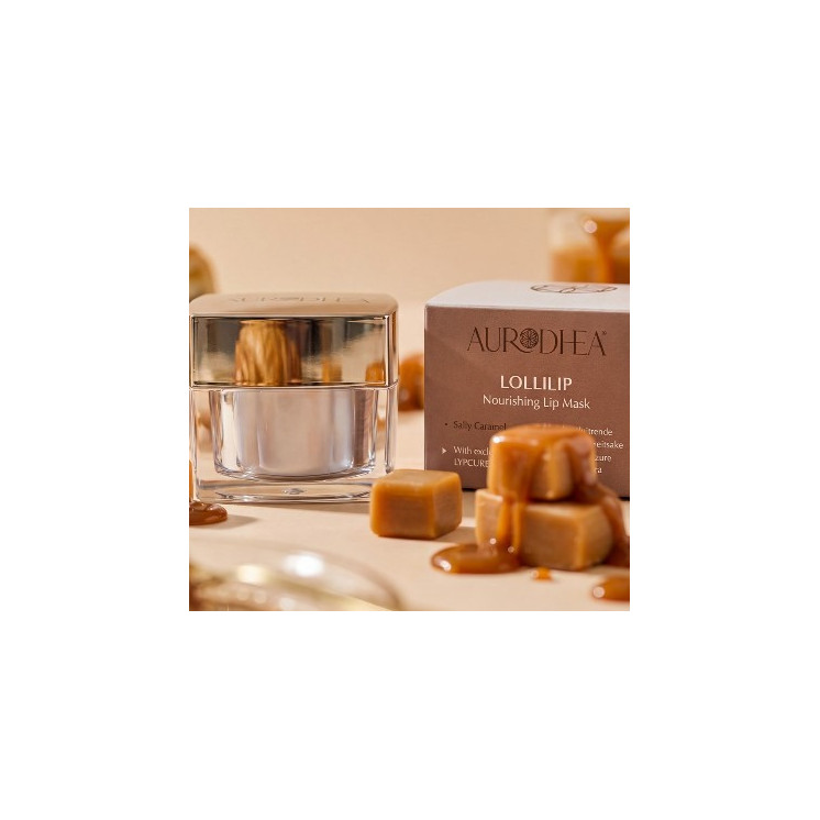 LOLLILIP "Salty Caramel" LC002 - Masque lèvres nourrissant - Aurodhea