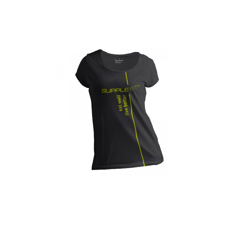 T-shirt femme en fibre de bambou SUPCLW01 par Supplefit