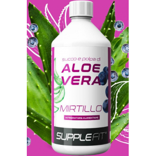 Jus et pulpe d'Aloe Vera avec du jus de Myrtille INTB010 par Supplefit