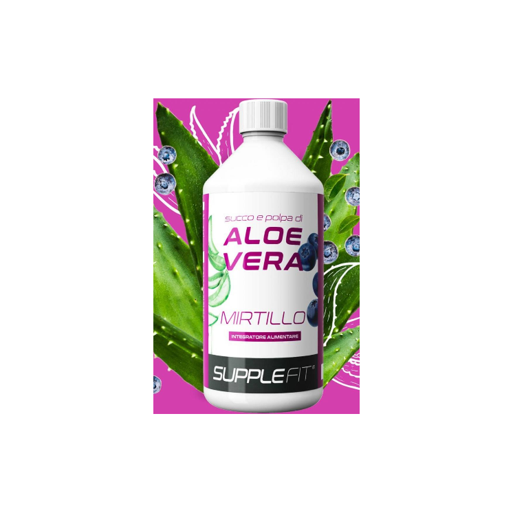 Jus et pulpe d'Aloe Vera avec du jus de Myrtille INTB010 par Supplefit