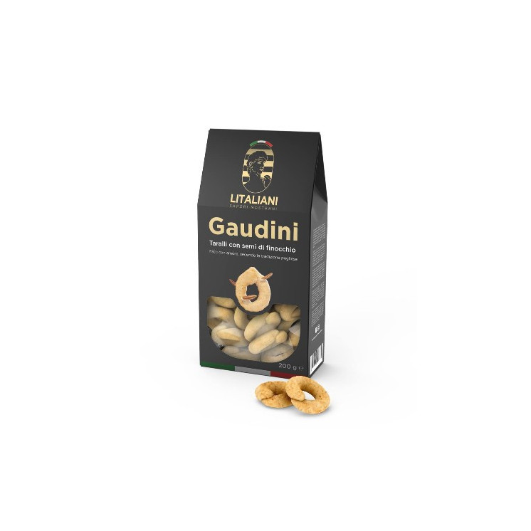 Box Gaudini 6 paquets de Taralli 1200 g - LIT0050 par Litaliani