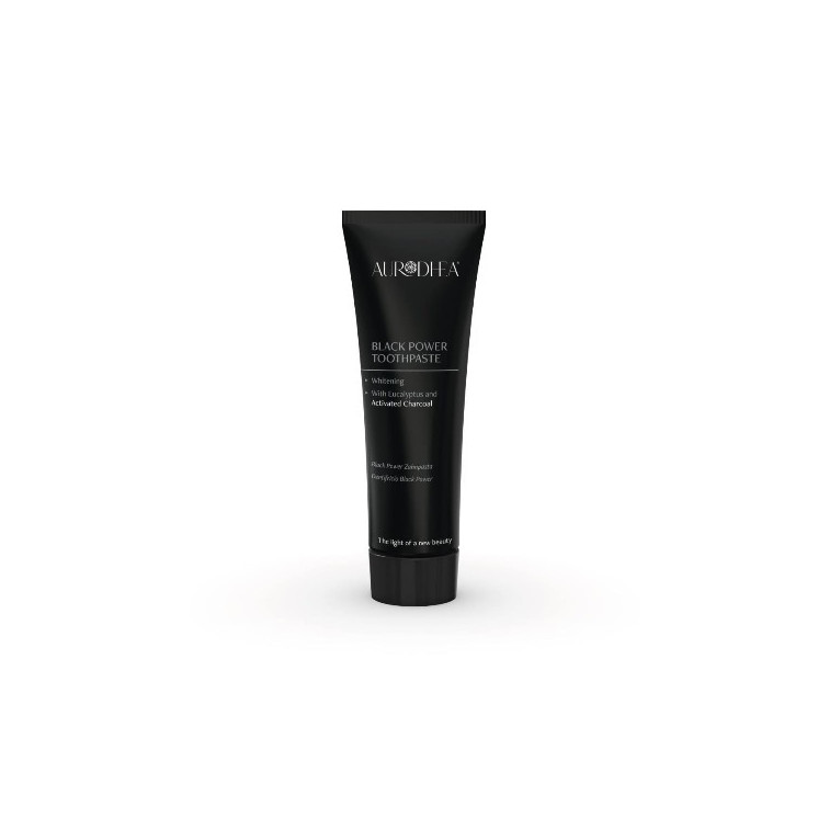 Dentifrice black power au Charbon actif BLK02B - 75g par Aurodhea